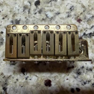 Fender Stratocaster Tremolo Bridge 80s - Brass image 1