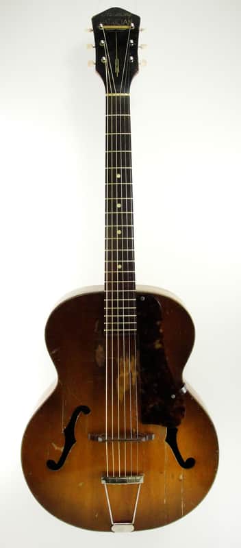 Harmony Patrician Arched Top Guitar c1950's Honey Shadeburst image 1