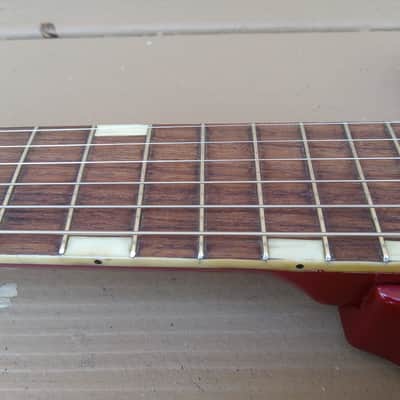 Vintage Circa 1965 Teisco TG-64 Electric Guitar! Japan, Monkey Grip! image 10