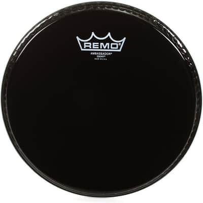 Remo 10" Ebony Ambassador