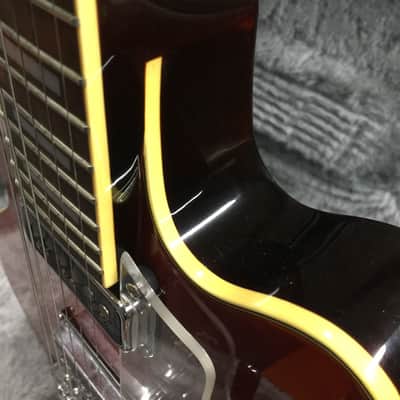 DeArmond Tennessee Orange M77-T with Bigsby & Gretsch Hard Shell Case image 13