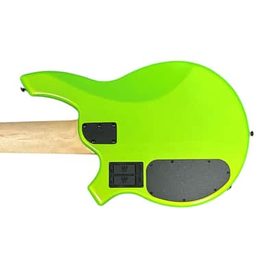 Ernie Ball Music Man Bongo 6 HH, Mantis Green / Maple *IN STOCK* image 2