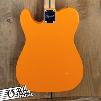 Squier Telecaster Competition Orange Upgraded Used image 5