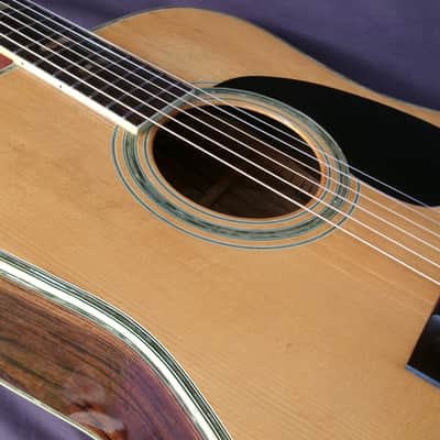 1974 Yairi YW-600 Dreadnought Guitar New Jacaranda Natural+vintage Hard Case image 19