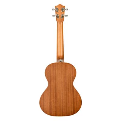 Lanikai 4-String Mahogany Tenor Ukulele with D’Addario EJ88 Strings, Satin Finish, and 37.4mm NuBone XB Nut and Saddle (Natural) image 2