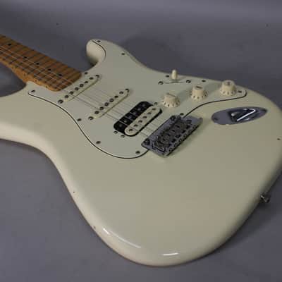 2017 Fender American Professional Stratocaster HSS Shawbucker Olympic White w/OHSC image 7