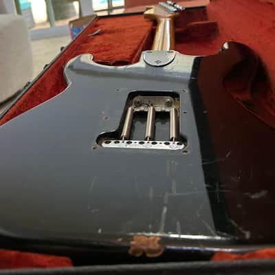 Fender Stratocaster with 3-Bolt Neck, Rosewood Fretboard 1977 - Black image 6