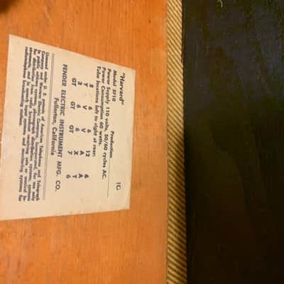 Fender Harvard 5F10 1959 - Tweed image 10