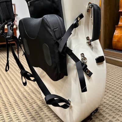 Accord 'Ultralight Series' 4/4 High Gloss White Cello Case w/ Fiedler Backpack System image 16