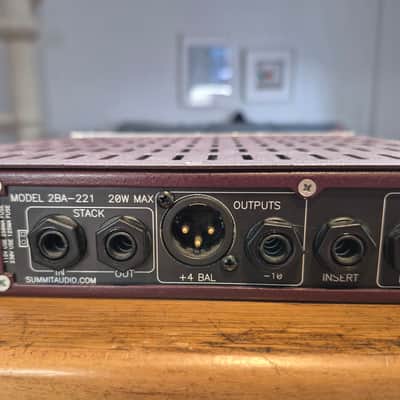 Summit Audio 2BA-221 Mic and Line Module 2010s - Silver image 9