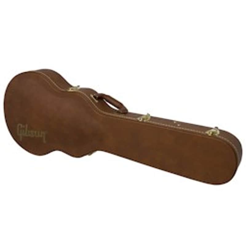 Gibson ES / Les Paul Case Brown Leather / Red Interior image 1