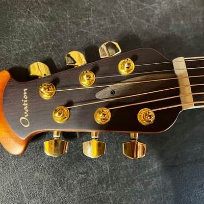 Ovation Celebrity Deluxe E-Acoustic Guitar CDX40-1-G - Vintage Suburst Satin image 5