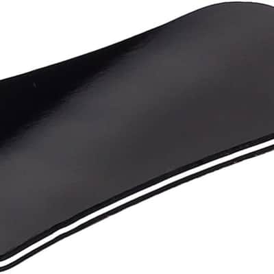 2 Holes Metal Truss Rod Cover Aluminum Alloy Bell-shape Truss Rod Cover Electric Guitar Replacement(Black) image 3