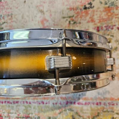 Ludwig No. 905 Jazz Combo 13x3" 6-Lug Piccolo Snare - Black/Gold Duco - Nickel Hardware 1966 image 10