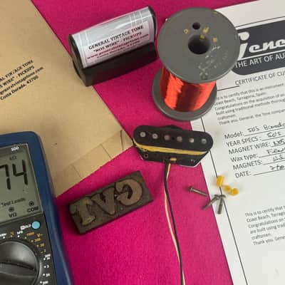 General Vintage  for  Telecaster ®️ Bridge Pickup Handwound – NOS 60s Phelps Dodge Wire – Esquire®, Broadcaster®, Blackguard® image 5