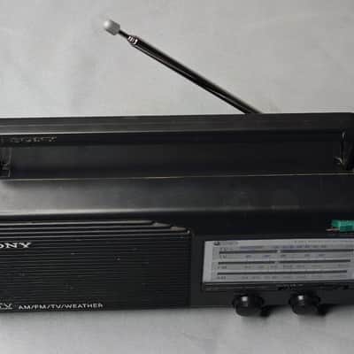 Sony ICF-34 Portable FM AM TV Sound Weather Radio - WORKS image 6