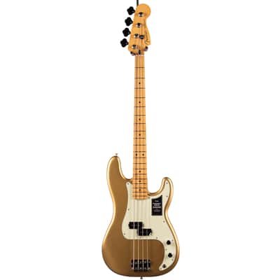 Fender 75th Anniversary Player II Precision Bass Aztec Gold (496) image 4