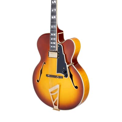 D'Angelico DAEEXL1DITBGT EXCEL EXL 1 Archtop Single Cutaway Hollow Body 6-String Electric Guitar w/Deluxe Hard Case image 4