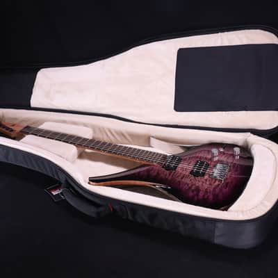 Dean Gordon Virtus 6 Quilt Maple Trans Purple Burst Electric Guitar With Soft Case USED image 10