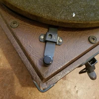 RCA 16" Transcription Player turntable Model 2S7 ED with tonearm, 6AQ5 tube amp, 8" AlNiCo speaker 2S7ED 1949 - Brown Tolex image 3