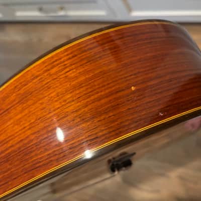 "1976 Takamine C132S Classical Guitar – Made in Japan. Date-stamped Oct. 3, 1976. Solid cedar top, rosewood back and sides. Excellent condition with fresh nylon strings image 10