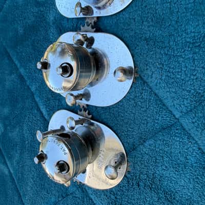 Rogers Early Cleveland/Dayton Era Floor Tom Legs and Brackets Swiv-O-Matic 1960s/early 1970s - Chrome image 4