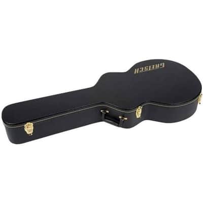 Liquid Audio Gretsch® G6241FT 16" Hollowbody Flat Top Hardshell Guitar Case, Black, 0996475000 Bundle w/ 12-Pack Guitar Pick Polishing Cloth image 5