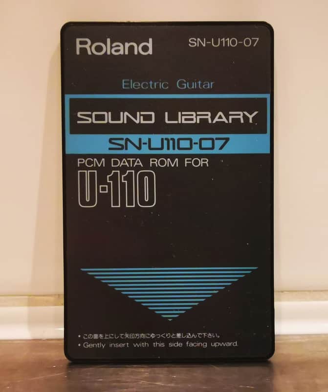 Roland SN-U110-07 Sound Library Electric Guitar PCM Data ROM Card