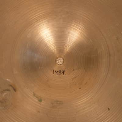 1970s Zildjian A 18" Thin Stamp Crash Cymbal 1434g image 7
