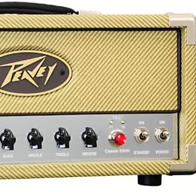 Peavey Classic MH 20W Micro Head Tube Guitar Amplifier Head w/ 2-Channels EQ + Free 1/4" Cable image 1