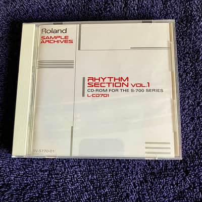 Roland L-CD701 "Rhythm Section Vol 1" Sampler CD Rom Library - S-770/750/760 SP-700
