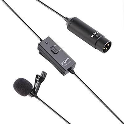 Movo LVM-XLR1 Self-Powered XLR Omnidirectional Lavalier Microphone for Mixers, Recorders, Camcorders image 3