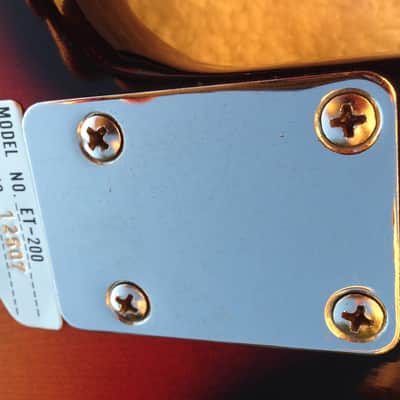 Teisco ET-200 (Tulip) 1960's Sunburst image 5