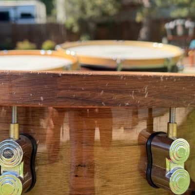 PDP PDCC2213TN Concept Classic Maple Series 13/16/18/22" with 14 inch snare - Walnut Stain with Natural Hoops image 12