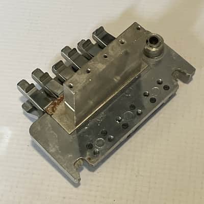 1980's Kramer Model Guitars Chrome Floyd Rose II Licensed Tremolo Guitar Bridge image 8