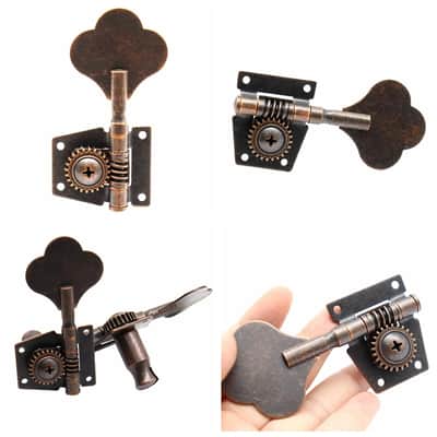 Bronze 4R 4 String Precision/Jazz Bass Style Tuning Pegs Machine Heads image 4