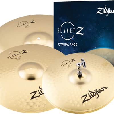 Zildjian Planet Z Complete Cymbal Pack w/ 14" Hi-Hats, 16" Crash & 20" Ride Cymbals image 1