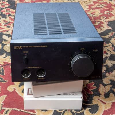STAX SRM-717 Headphone Amp,X2 Sets of SR-404 Headphones +