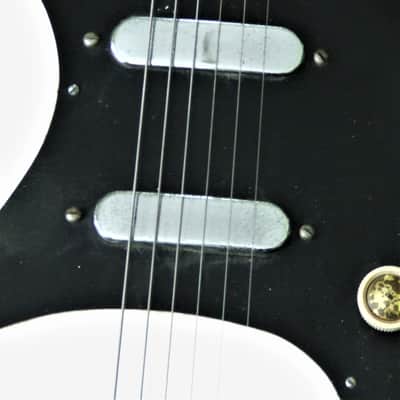 Super Rare Vox Shadow "LG50" style Shadow Guitar in White w/ HSC image 4