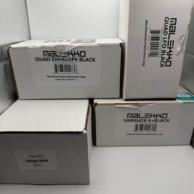 Malekko Voltage Block, Varigate4+, QuadLFO, QuadEnvelope (Black) image 1