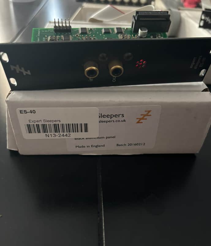 Expert Sleepers ES-40 SPDIF Interface Eurorack Synth Module 2014 - Present - Black image 1