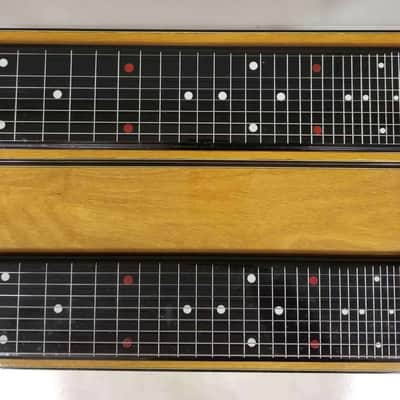 Gibson Double Neck Console Grand CG-520 Steel Guitar 1950s - Richly finished oak body image 9