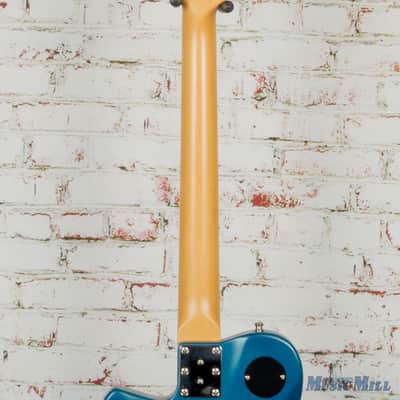 Reverend Reeves Gabrels Signature Guitar Blue Flame Satin w/HSC (USED) image 8