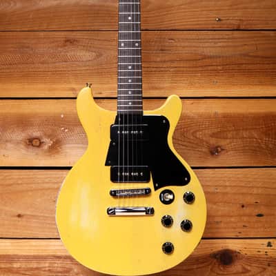 Gibson Les Paul Faded Double Cutaway 2003 DC Cut Faded TV Yellow  93508 image 4