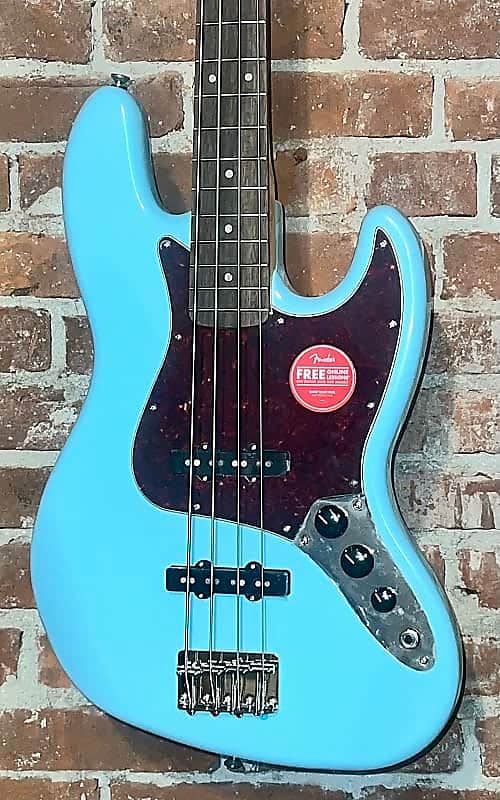 New Squier Classic Vibe '60s Jazz Bass, Daphne Blue, Fastest Shipping in the West, Support Small Business & Buy Here ! image 1
