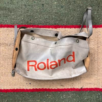 Vintage Roland TB-303 / TR-606 Carrying Bag Case (As-Is / Sticky Vinyl)