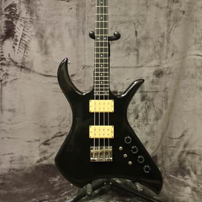Kramer XL-24 Aluminum Neck Bass 1980's Black with Original Hardshell Case image 1