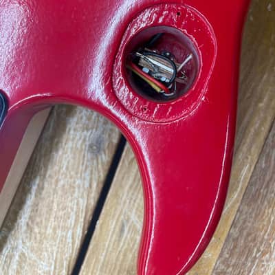 Washburn N1 Nuno Bettencourt - Red Yellow Burst Refinish image 12