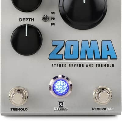 Keeley Zoma Stereo Reverb and Tremolo Pedal image 2