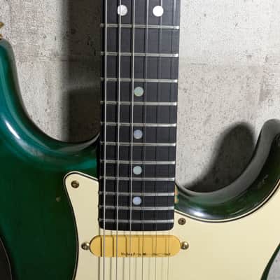 Valley Arts M Series Super Strat 80-90s Trans Aqua / Emerald Green image 4